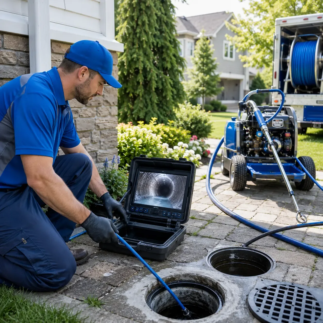 Outdoor drain cleaning professionals serving Greenville, KY